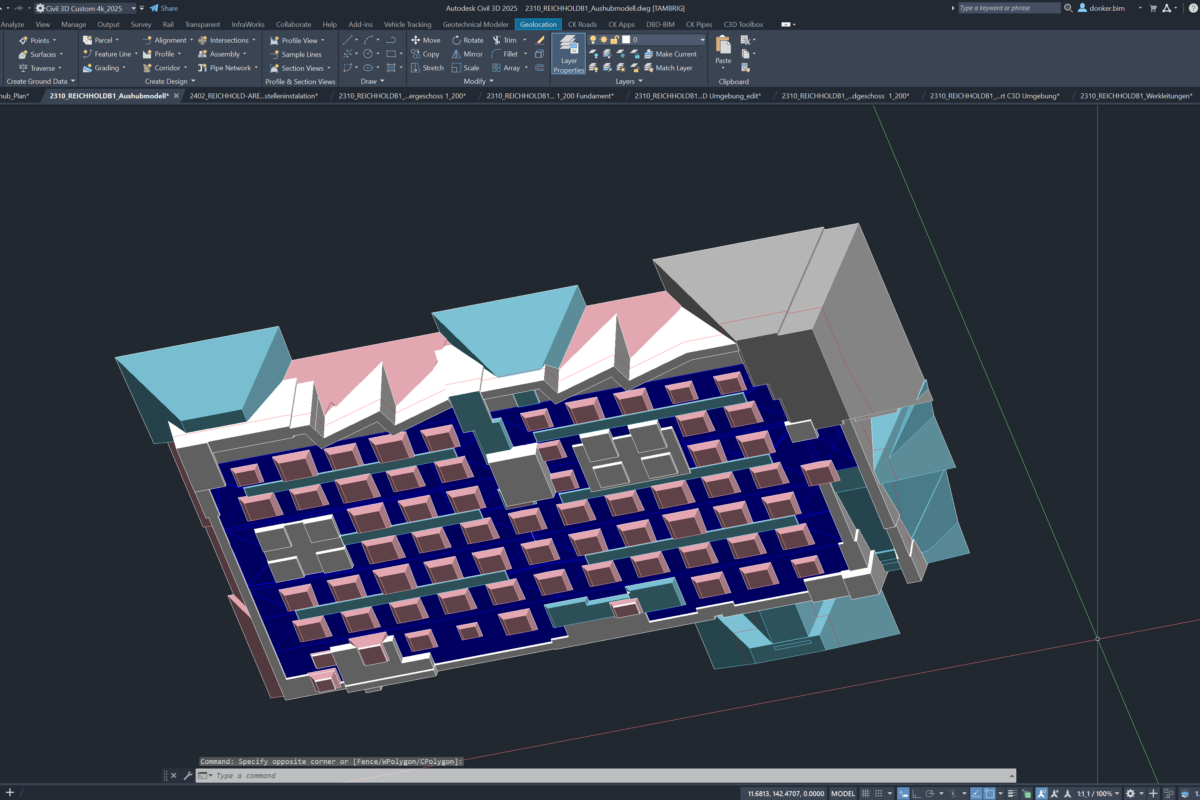 Aushub Gebäude Aushub Gebäude